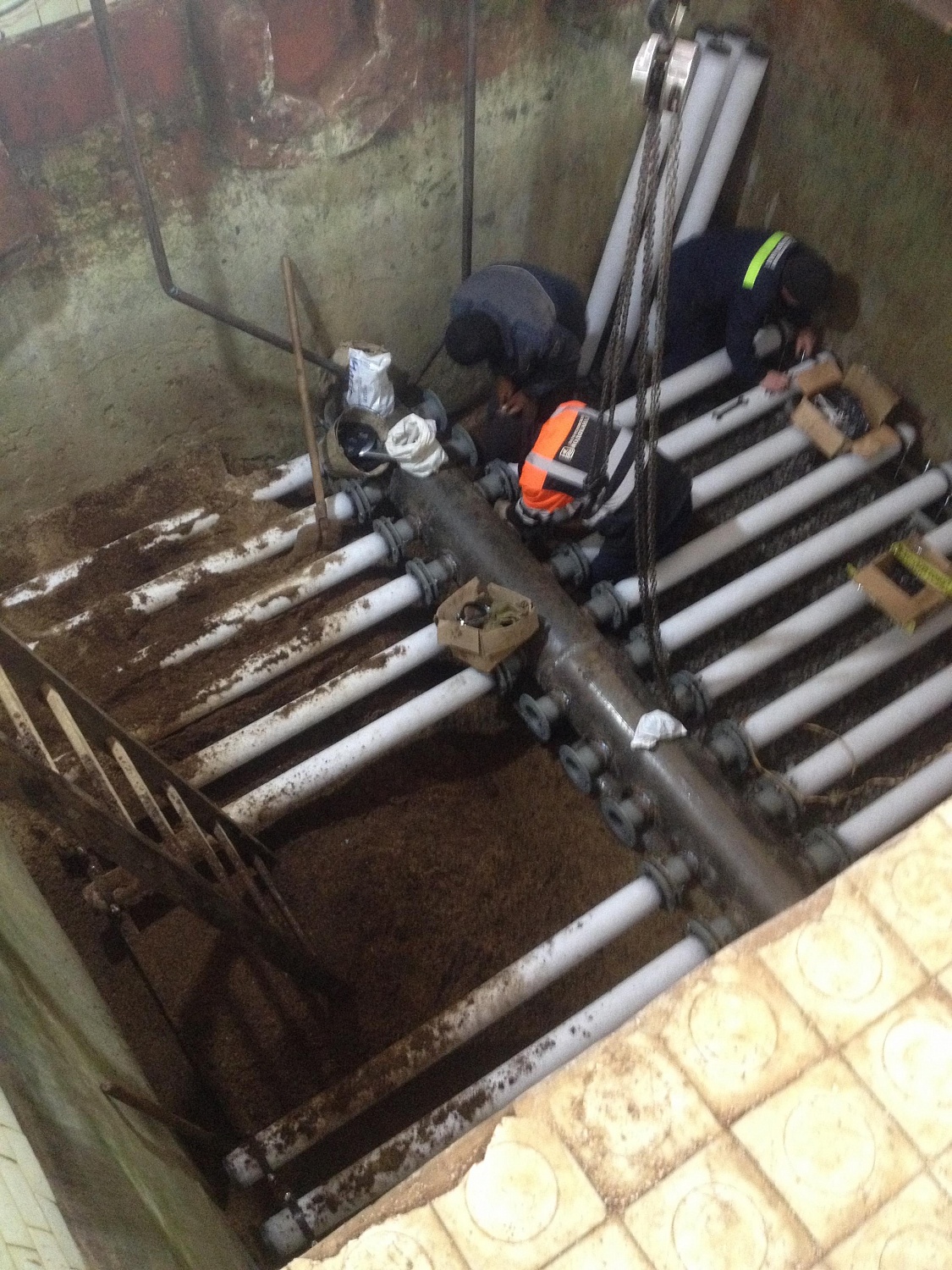 Монтаж фильтров АКХ на нфс Тесьма